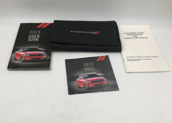 2015 Dodge Charger Owners Manual Set with Case OEM M04B16010