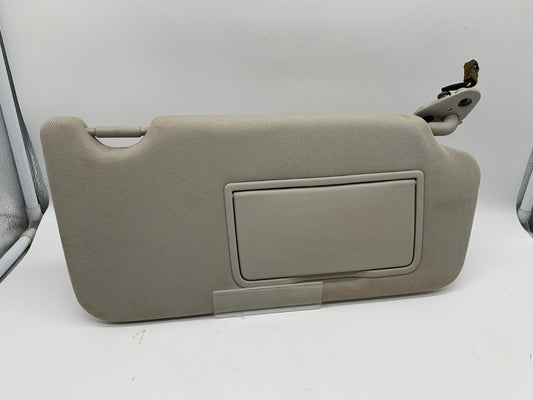 2010-2014 Subaru Legacy Passenger Sun Visor Gray Illuminated OEM B03B30006
