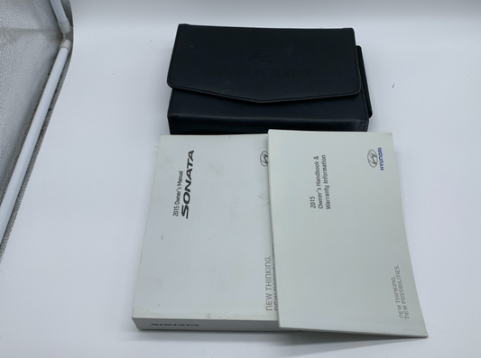 2015 Hyundai Sonata Owners Manual Set with Case OEM C04B59017
