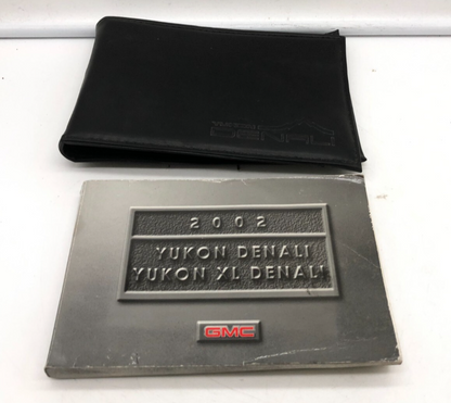 2002 GMC Yukon 1500 Owners Manual with Case OEM C01B53027