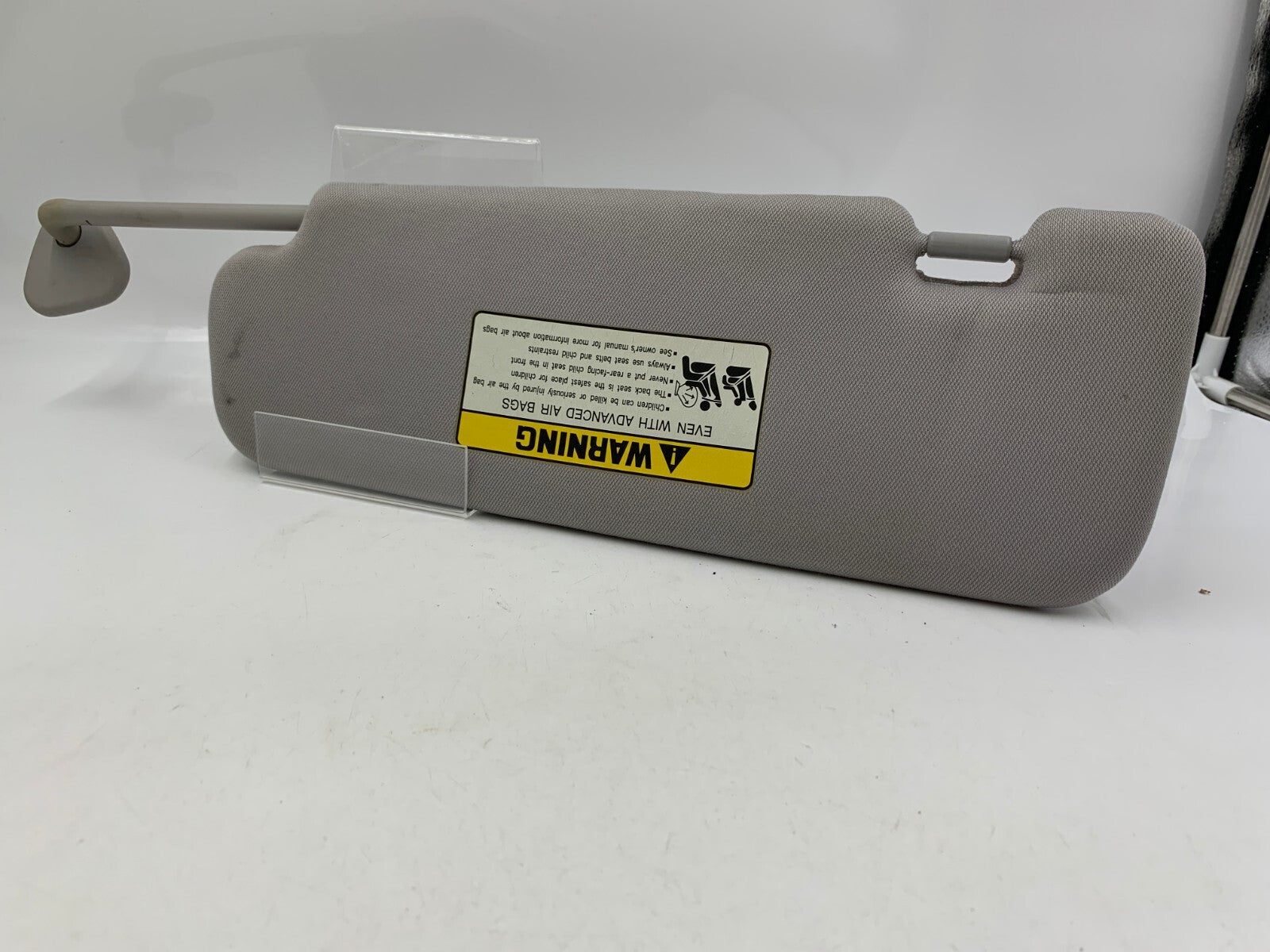 2011-2015 Hyundai Sonata Passenger Sun Visor Sunvisor Gray OEM D03B58009