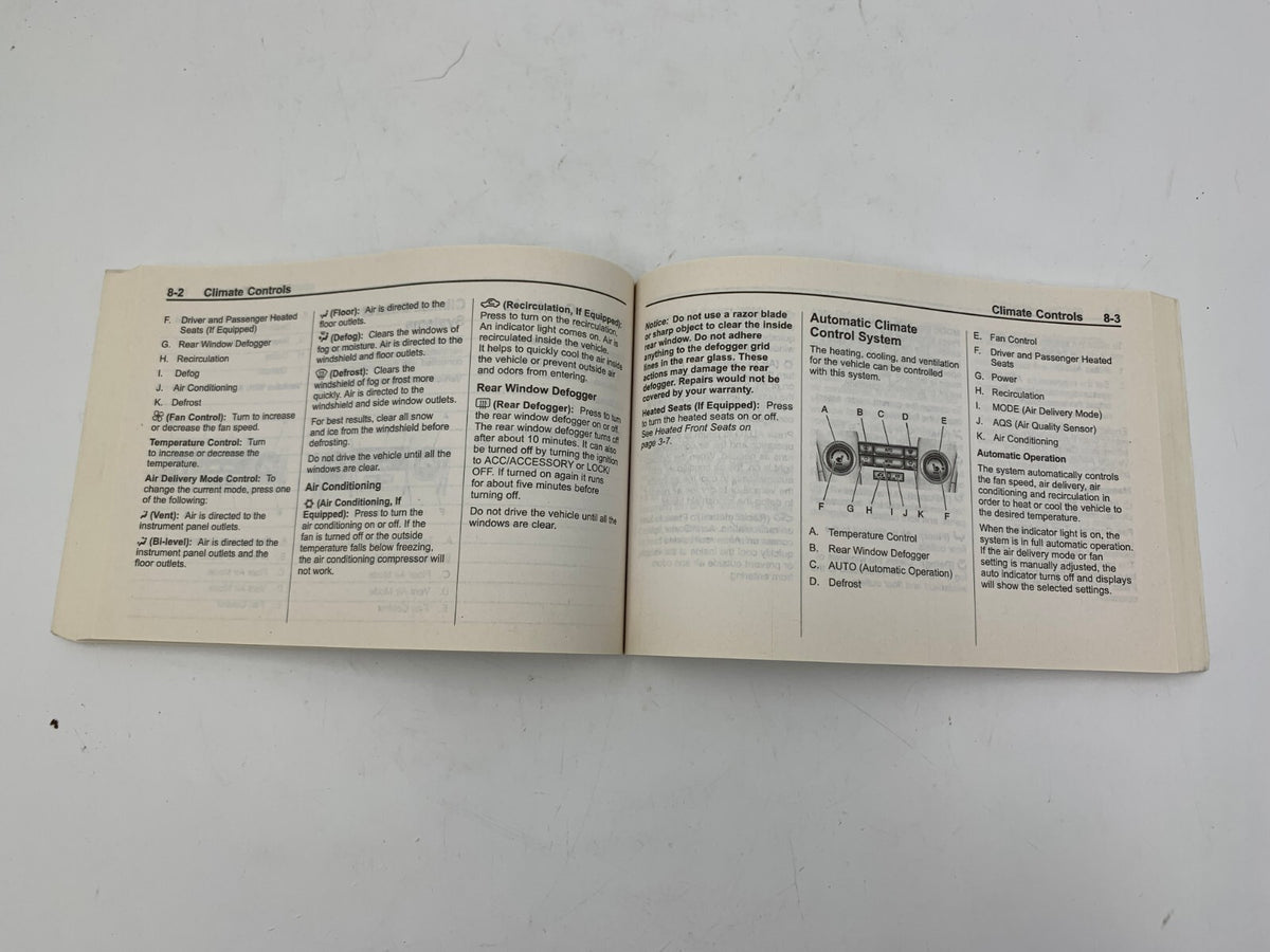 2011 Chevrolet Cruze Owners Manual OEM B03B32028