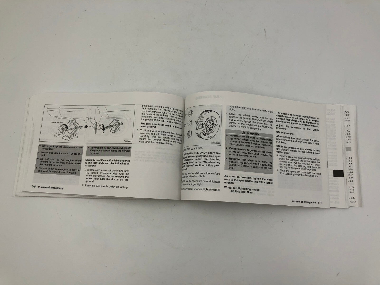 2002 Nissan Sentra Owners Manual with Case OEM D02B62007