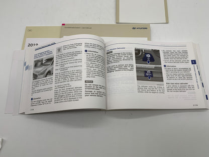 2019 Hyundai Accent Owners Manual Set OEM B02B09083