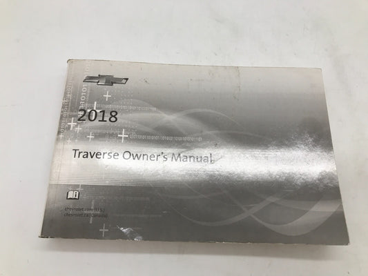 2018 Chevy Traverse Owners Manual OEM D04B24058