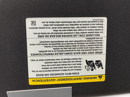 2011-2015 Ford Explorer Passenger Sun Visor Black Illuminated OEM A02B38007