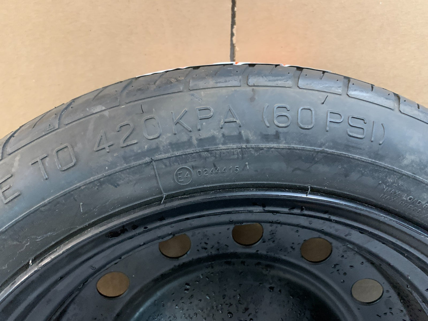 2011-2015 Kia Optima 17" Spare Tire Compact Donut T135/80D17
