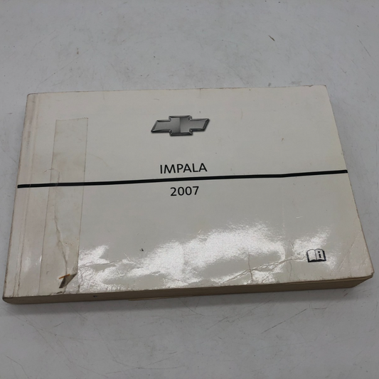 2007 Chevrolet Impala Owners Manual OEM A01B24014