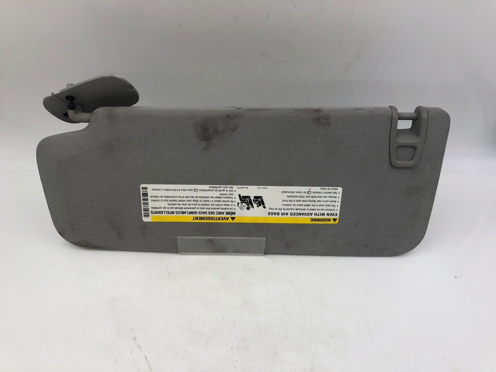 2014-2019 Chevrolet Silverado 1500 Passenger Sun Visor OEM A01B10024
