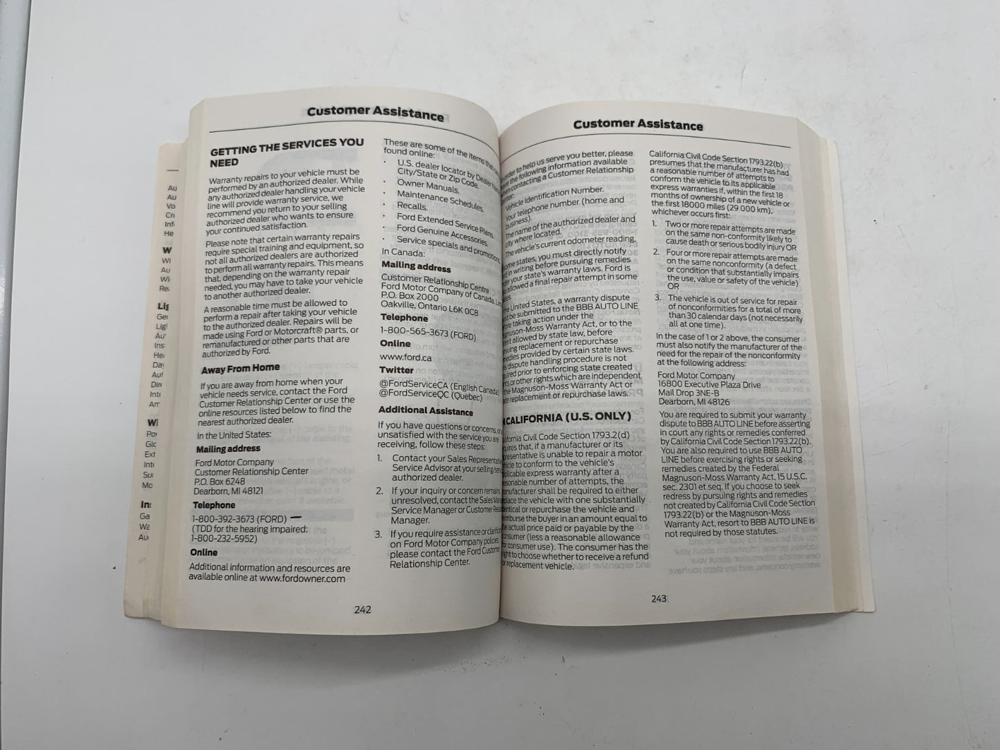 2015 Ford Edge Owners Manual Set OEM D04B34005