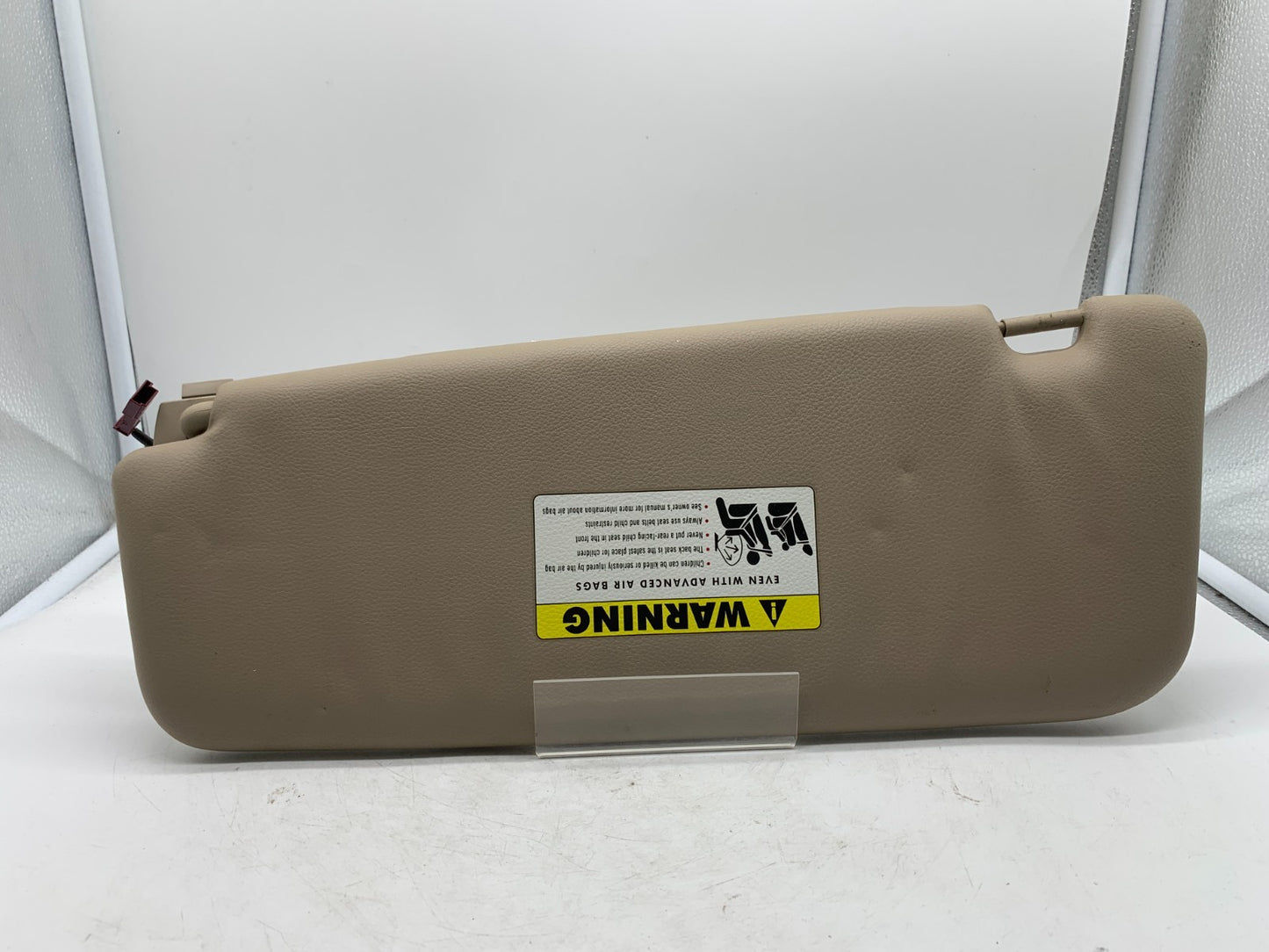 2008-2009 BMW 535i Passenger Sun Visor Beige Illuminated OEM