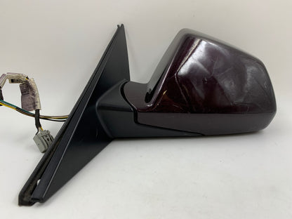 2008-2014 Cadillac CTS Sdn Driver Side View Power Door Mirror Purple E02B17020
