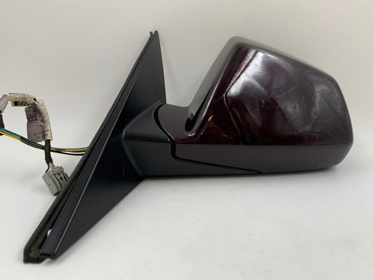 2008-2014 Cadillac CTS Sdn Driver Side View Power Door Mirror Purple E02B17020