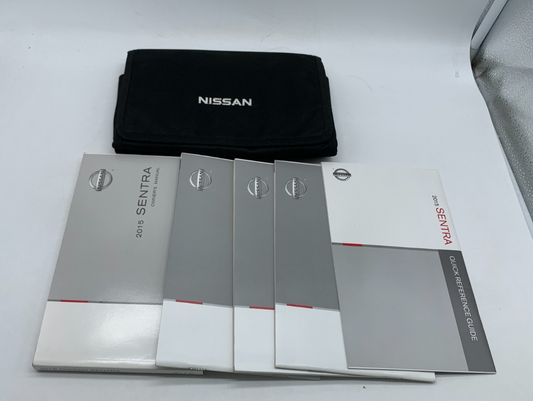 2015 Nissan Sentra Owners Manual Set with Case OEM A04B10028