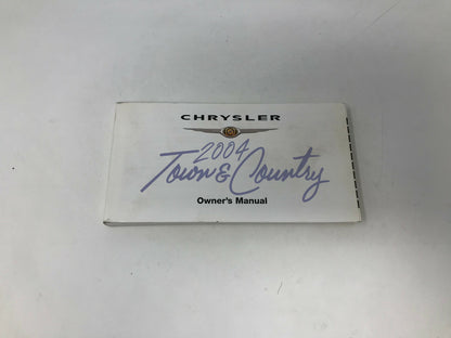2004 Chrysler Town & Country Owners Manual with Case OEM B01B49036