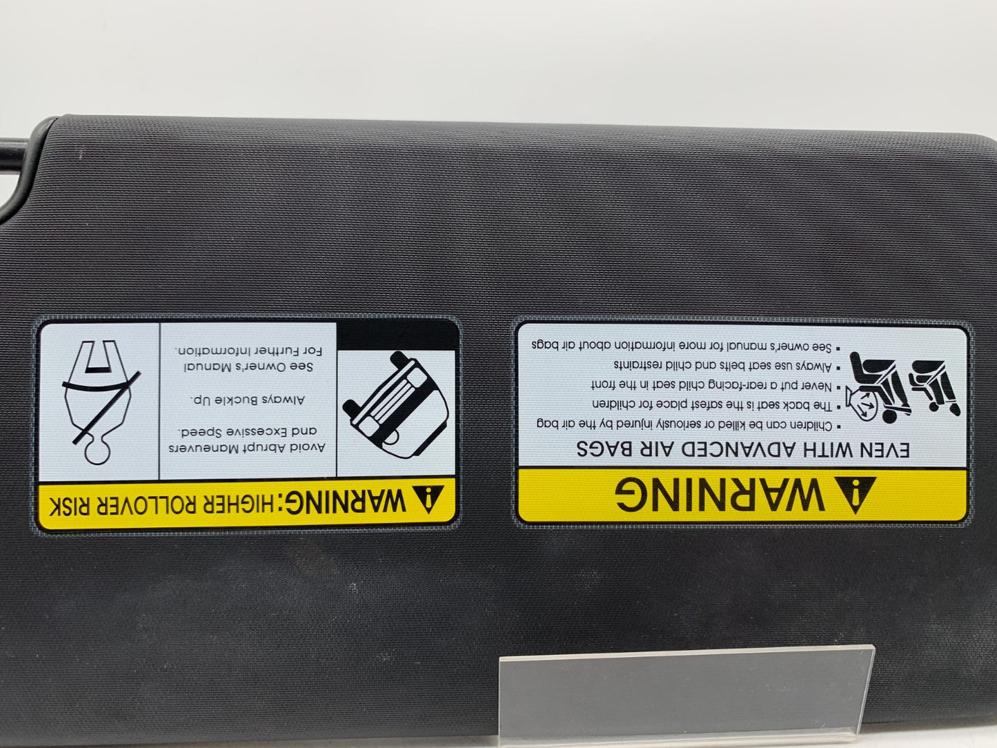 2014-2019 Kia Soul Driver Sun Visor Black Illuminated OEM A04B01002