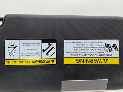 2014-2019 Kia Soul Driver Sun Visor Black Illuminated OEM A04B01002