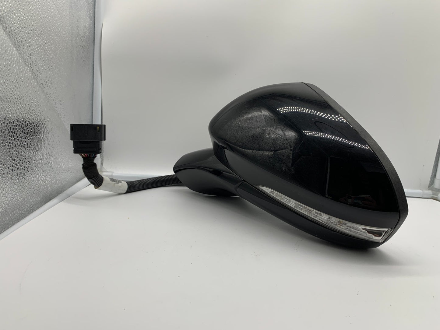 2019-2020 Ford Fusion Driver Side View Power Door Mirror Black BSA OEM