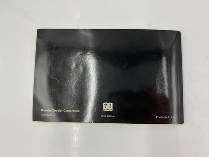 2003 Dodge Neon Owners Manual OEM C02B17084