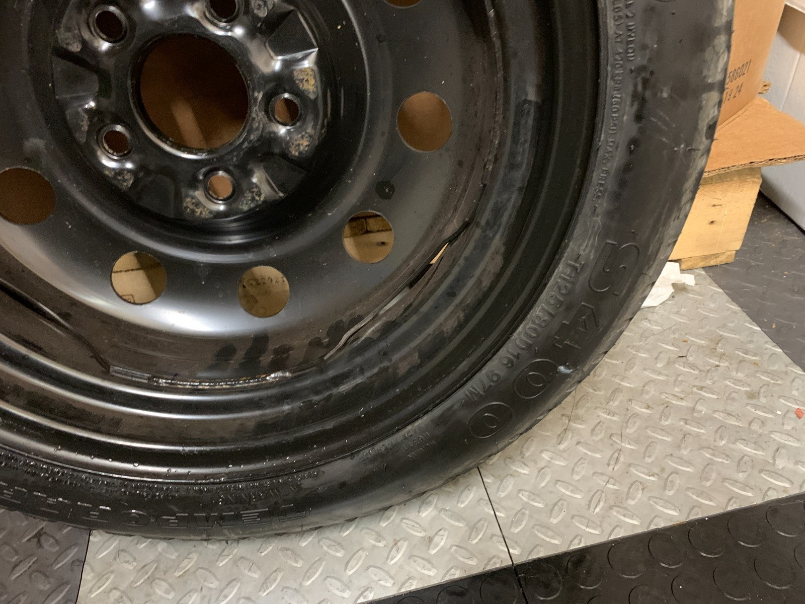 2006-2010 Kia Optima 16" Spare Tire Compact Donut T125/80D16
