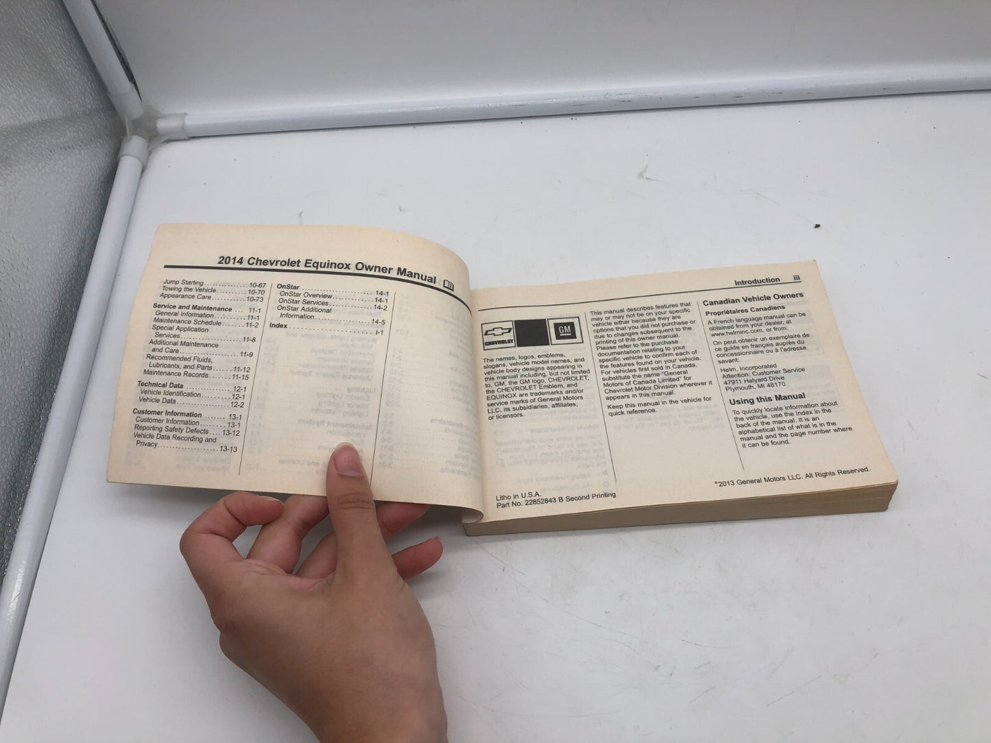 2012 Chevrolet Equinox Owners Manual OEM A03B46012