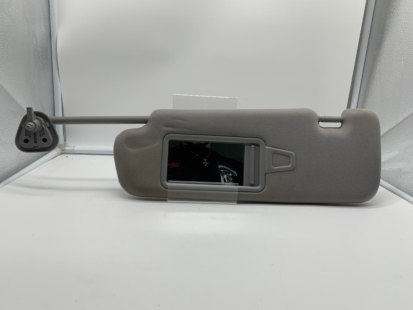 2011-2015 Hyundai Sonata Driver Sun Visor Gray Illuminated OEM C01B39059