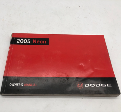 2005 Dodge Neon Owners Manual OEM A01B06010