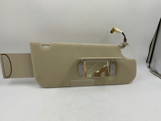 2005-2008 Buick Endeavor Passenger Sun Visor Tan Illuminated OEM C03B33056
