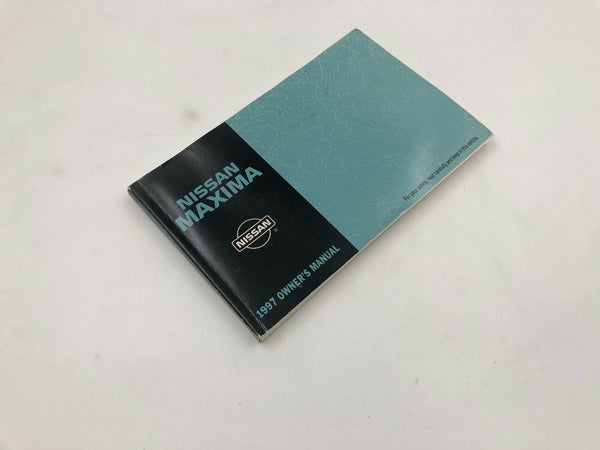 1997 Nissan Maxima Owner's Manual Handbook OEM K03B38006