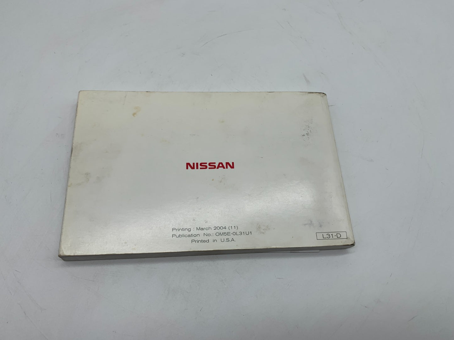2005 Nissan Altima Owners Manual OEM C03B66006