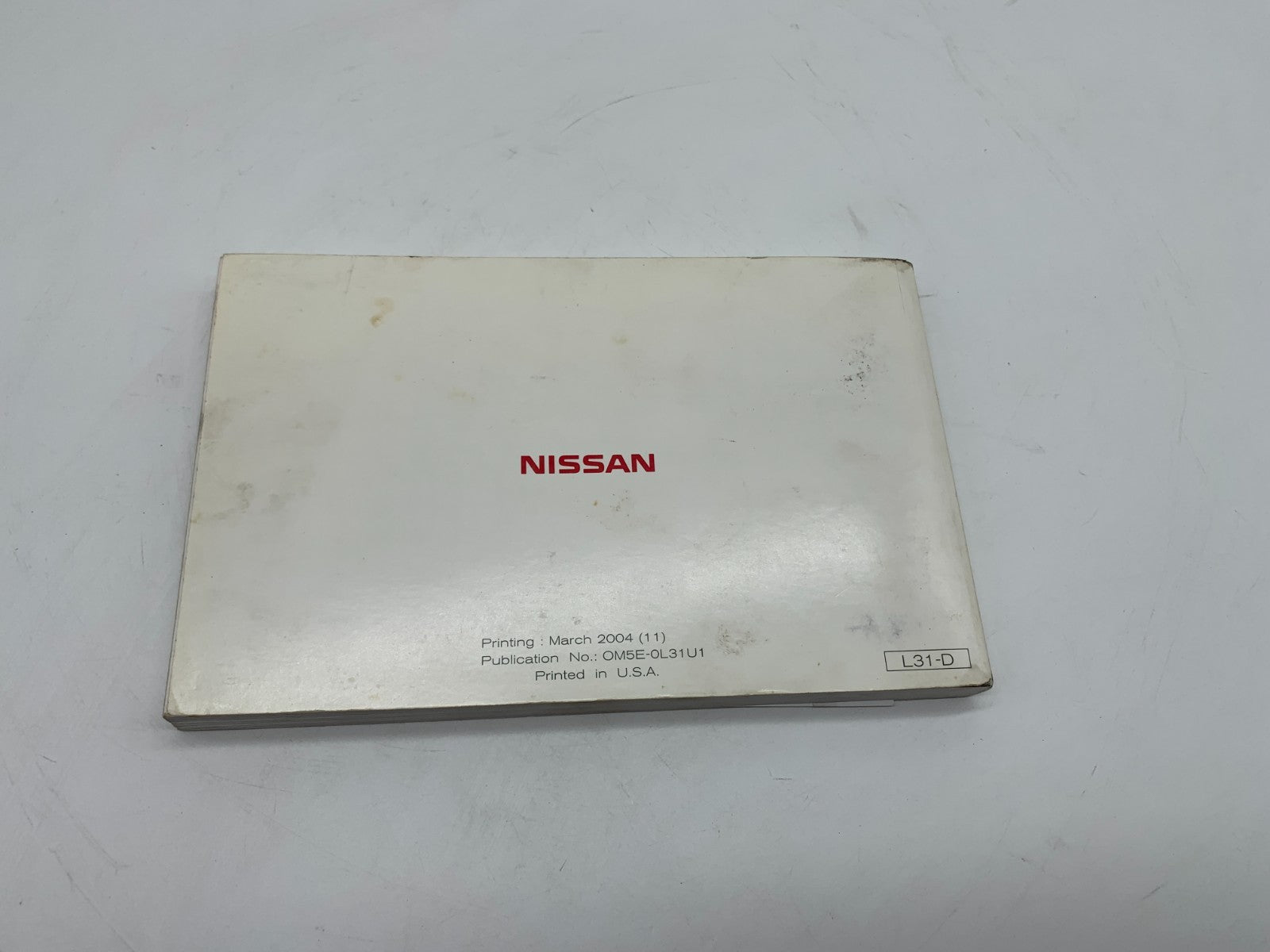2005 Nissan Altima Owners Manual OEM C03B66006