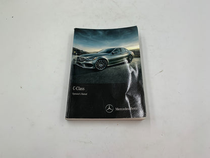 2016 Mercedes-Benz C Class Owners Manual Set with Case OEM B02B22043