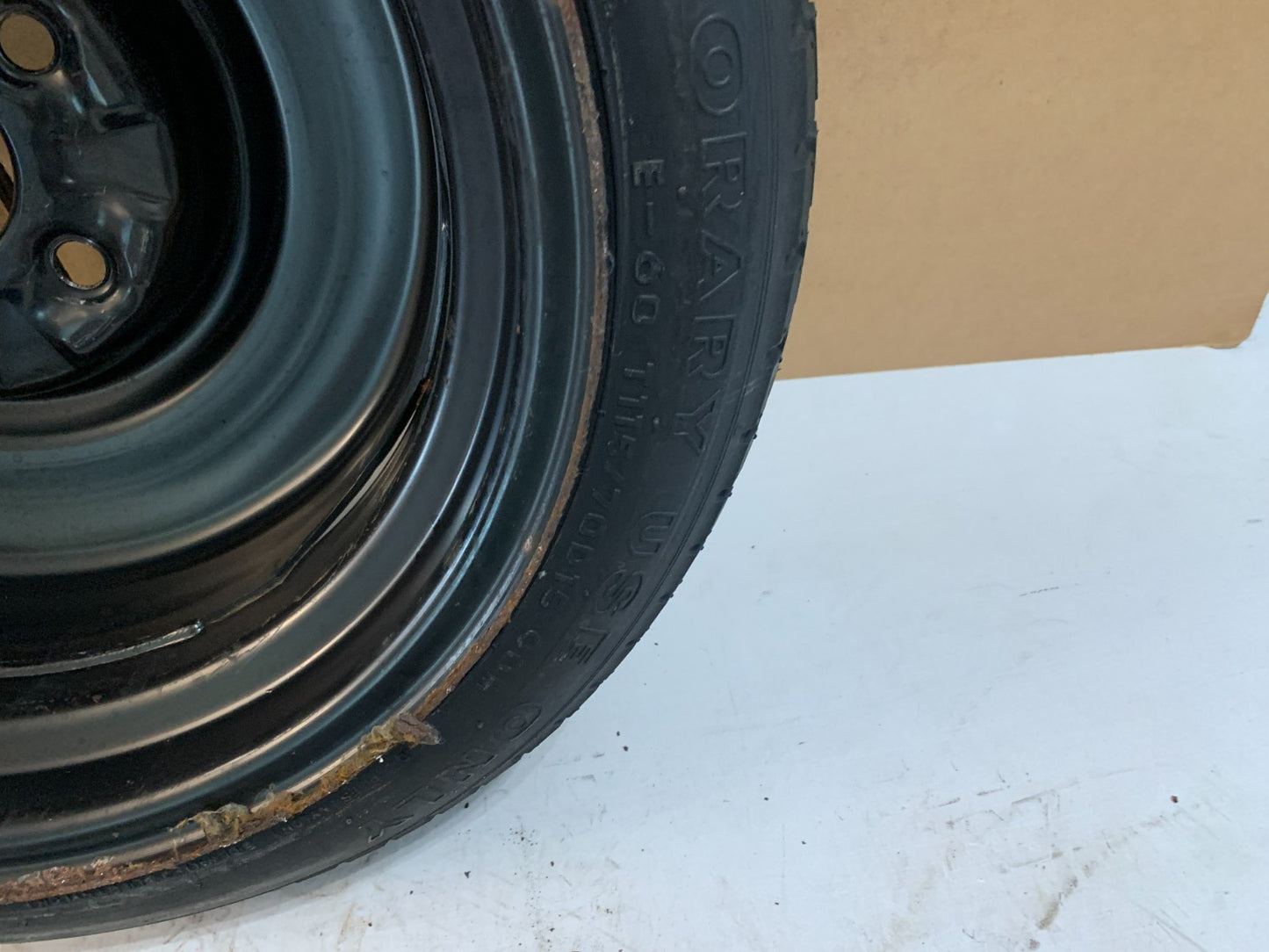 2004-2009 Mazda 3 Mazda3 15" Spare Tire Compact Donut T115/70D15