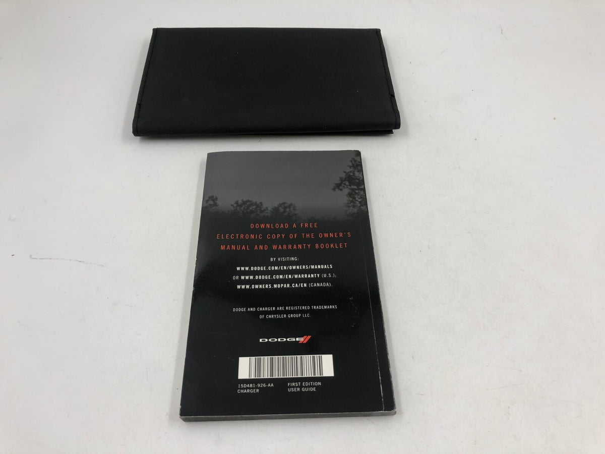 2015 Dodge Charger Owners Manual Set with Case OEM D03B42054