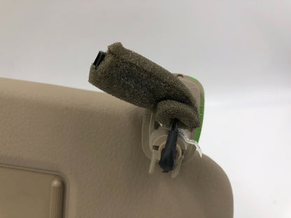 2003-2009 Audi A4 Passenger Sun Visor  Tan Illuminated OEM E01B27084