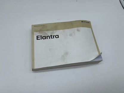 2018 Hyundai Elantra Owners Manual OEM B02B16009