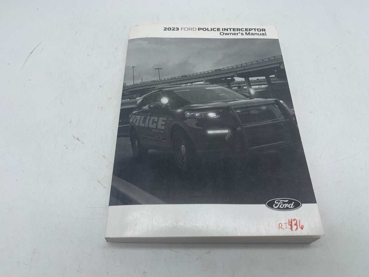 2023 Ford Police Interceptor Utility Owners Manual OEM A01B55008