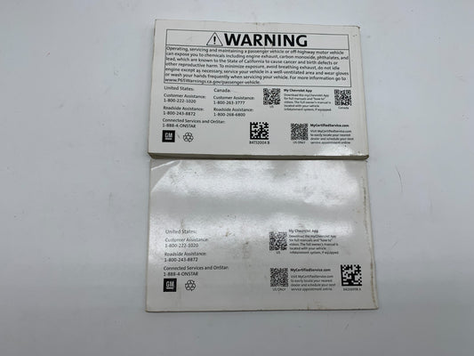 2021 Chevrolet Spark Owners Manual Set OEM B03B19007