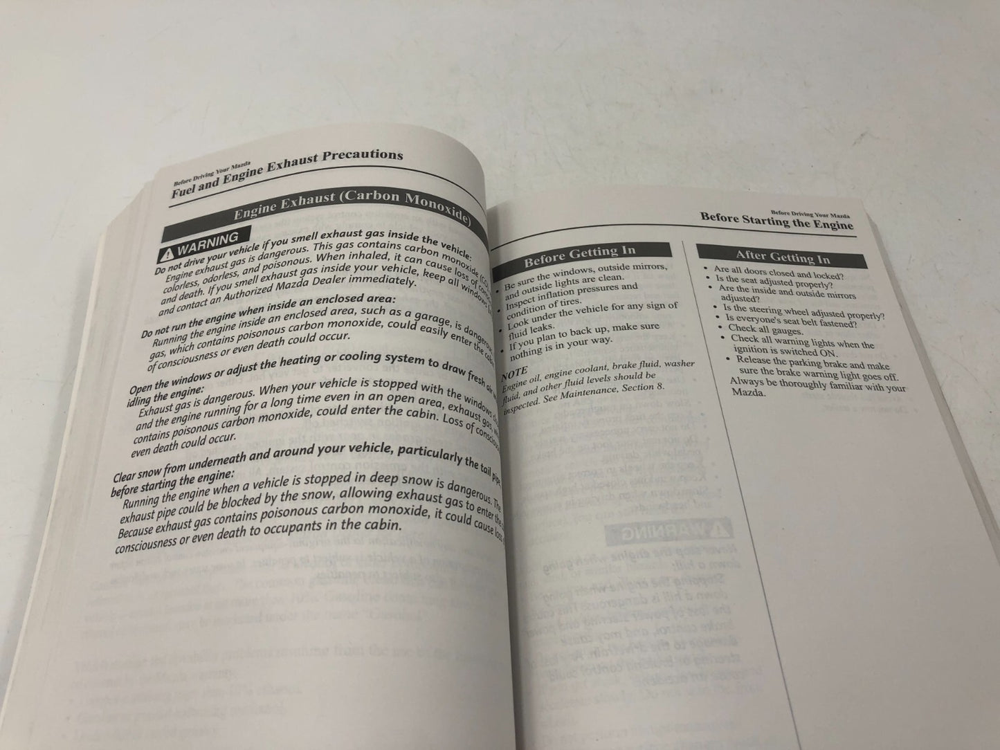 2014 Mazda CX-9 CX9 Owners Manual Set with Case OEM C01B38084