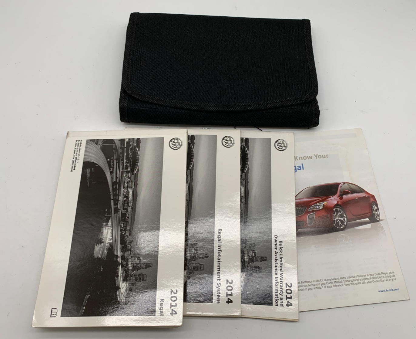 2014 Buick Regal Owners Manual Set with Case OEM B04B25015
