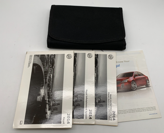 2014 Buick Regal Owners Manual Set with Case OEM B04B25015
