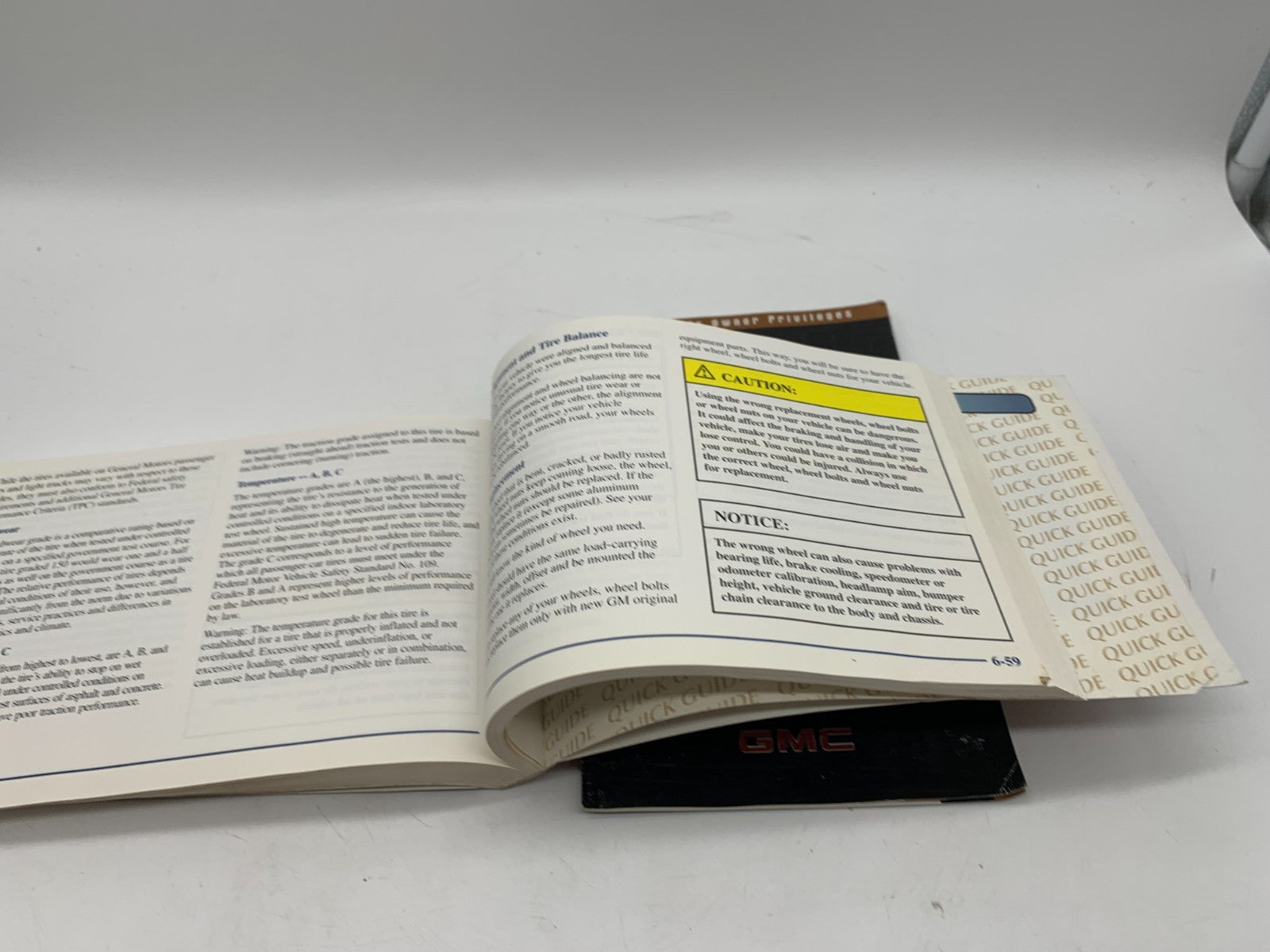 1998 GMC Sierra Owners Manual OEM D01B11005