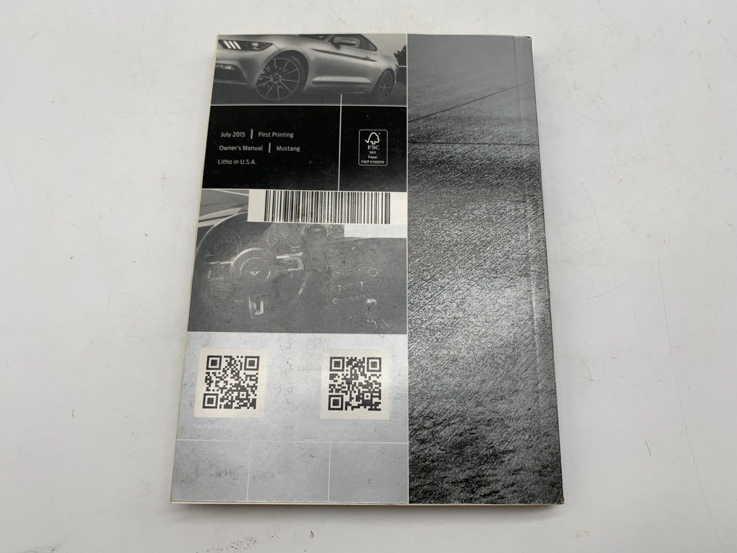 2016 Ford Mustang Owners Manual Set with Case OEM C02B04037