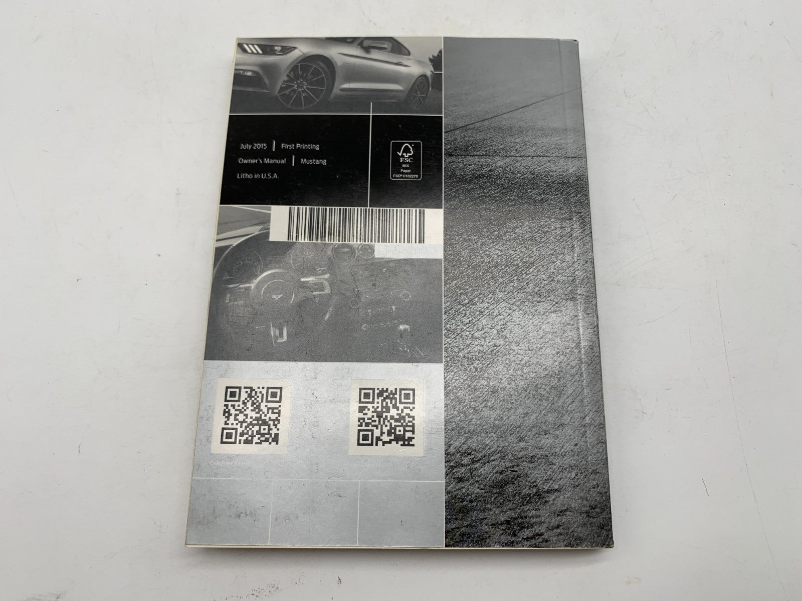 2016 Ford Mustang Owners Manual Set with Case OEM C02B04037