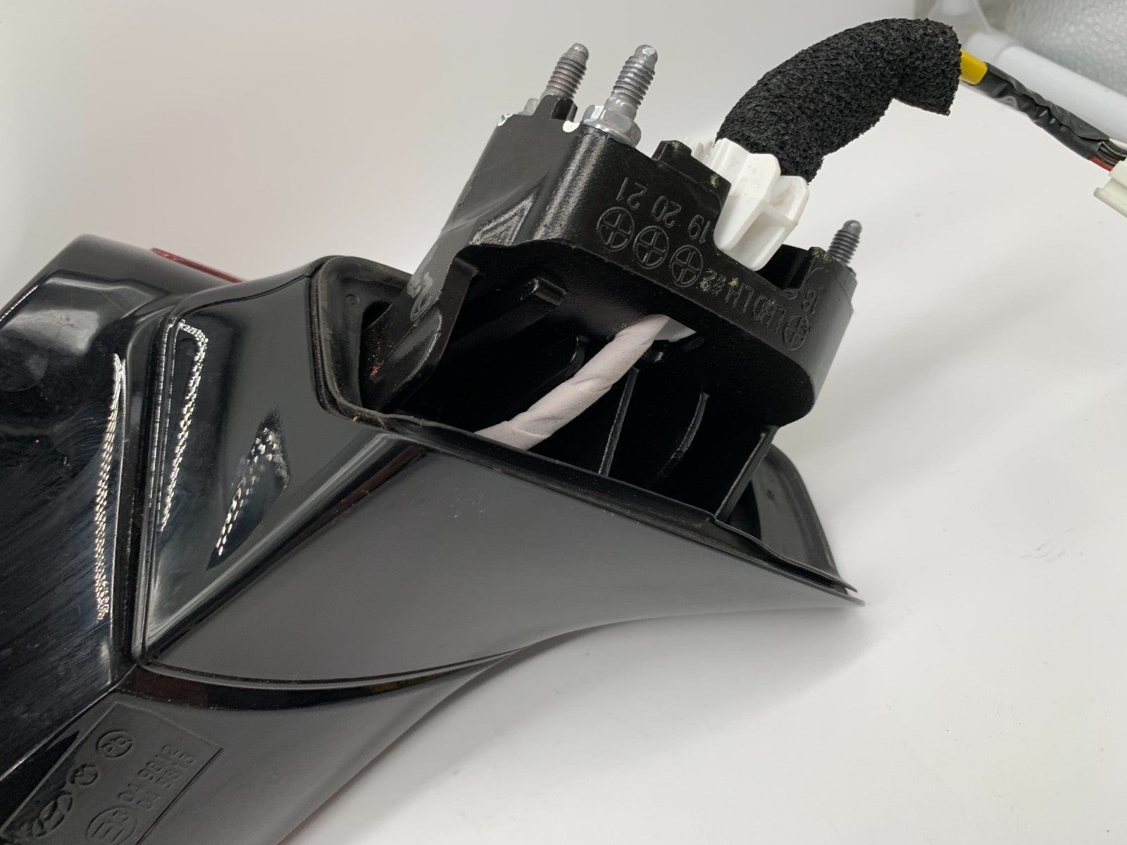 2019 Hyundai Santa Fe Driver Side View Power Door Mirror Red OEM Blind Spot