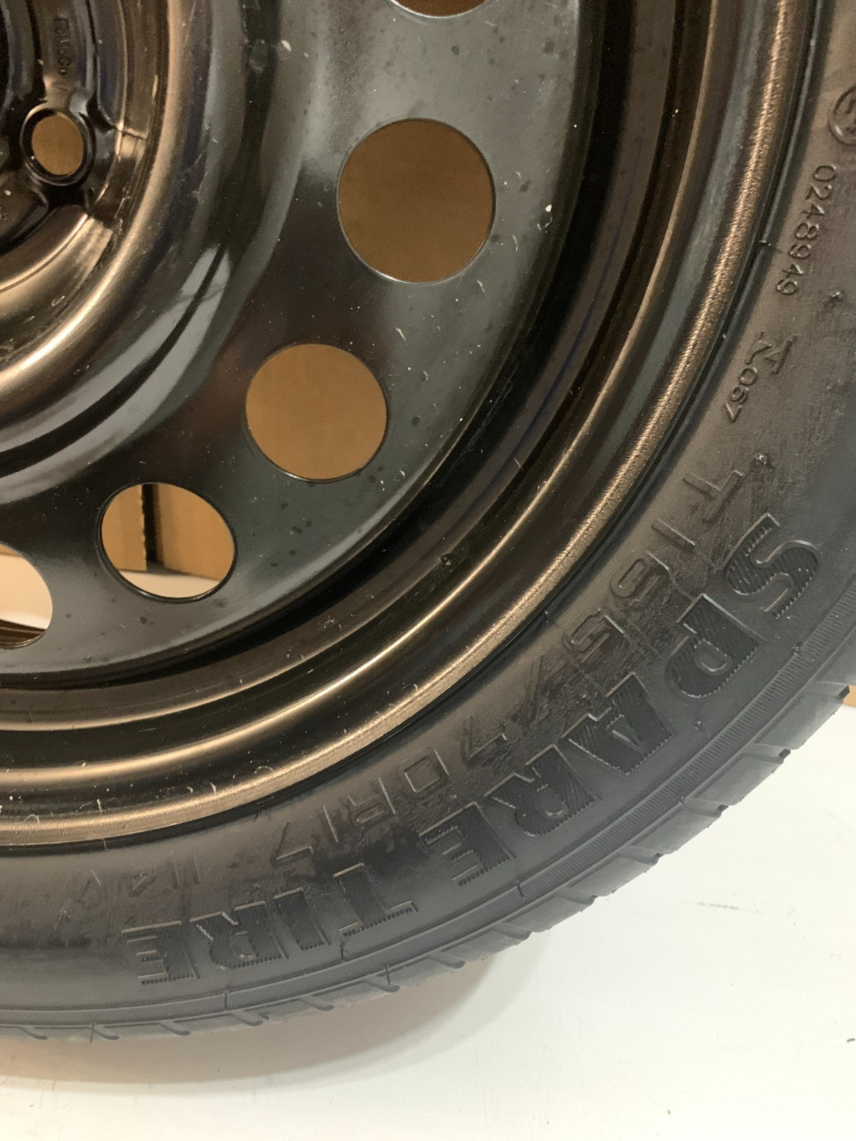 2013-2019 Ford Escape Spare Tire 17" Compact Donut with Jack Kit T165/70R17