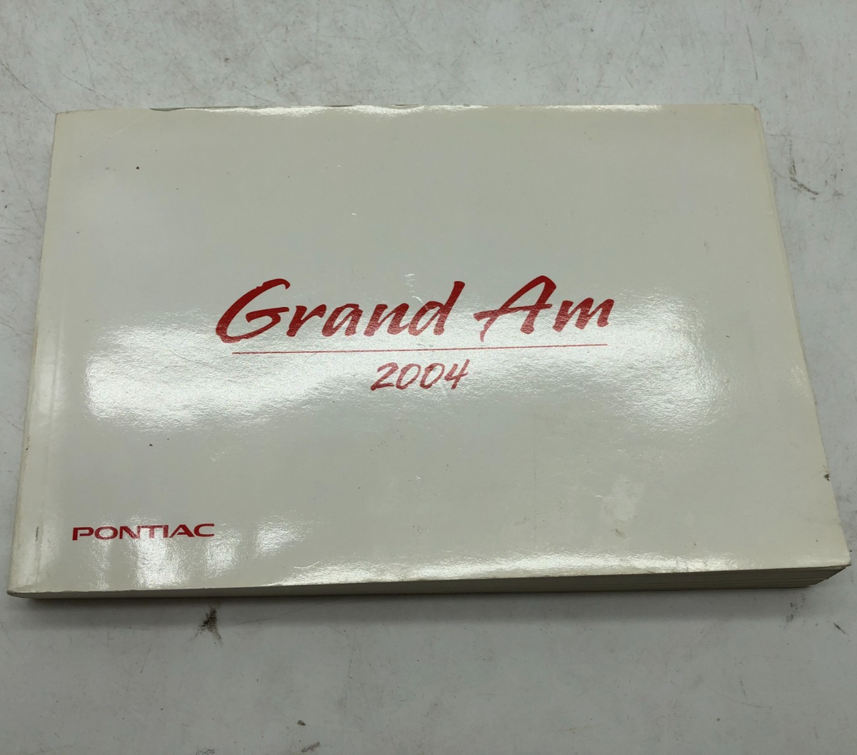 2004 Pontiac Grand Am Owners Manual OEM C02B44008