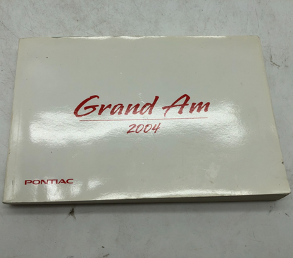 2004 Pontiac Grand Am Owners Manual OEM C02B44008
