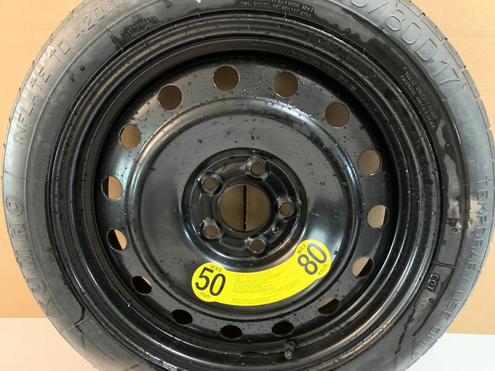 2011-2015 Kia Optima 17" Spare Tire Compact Donut T135/80D17
