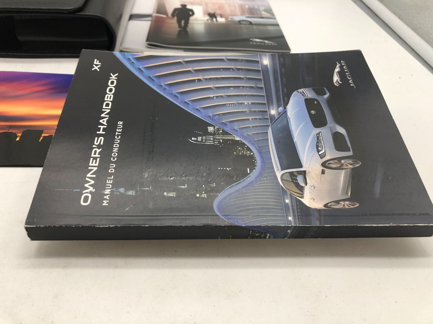 2016 Jaguar XF Owners Manual Handbook Set with Case OEM A02B15009